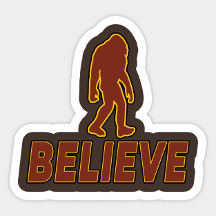 Believe ( in Big foot) Sticker